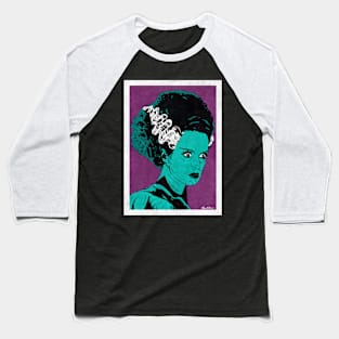 BRIDE OF FRANKENSTEIN (Pop Art) Baseball T-Shirt